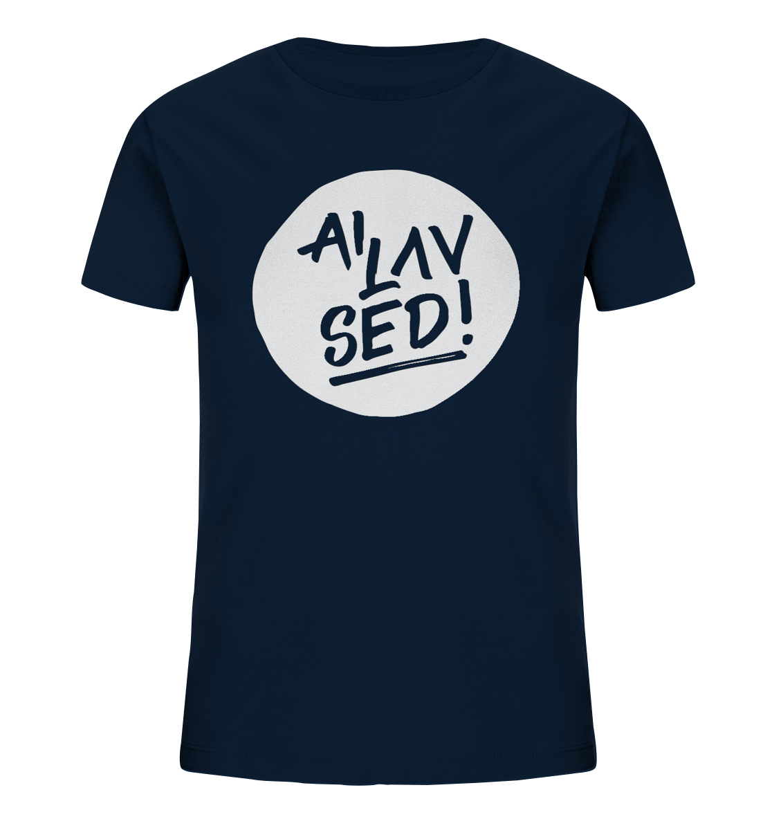 Circle white - Kids Organic Shirt