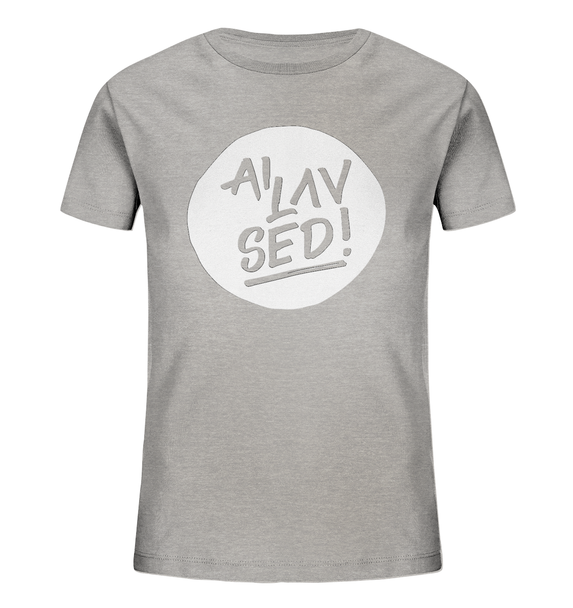 Circle white - Kids Organic Shirt