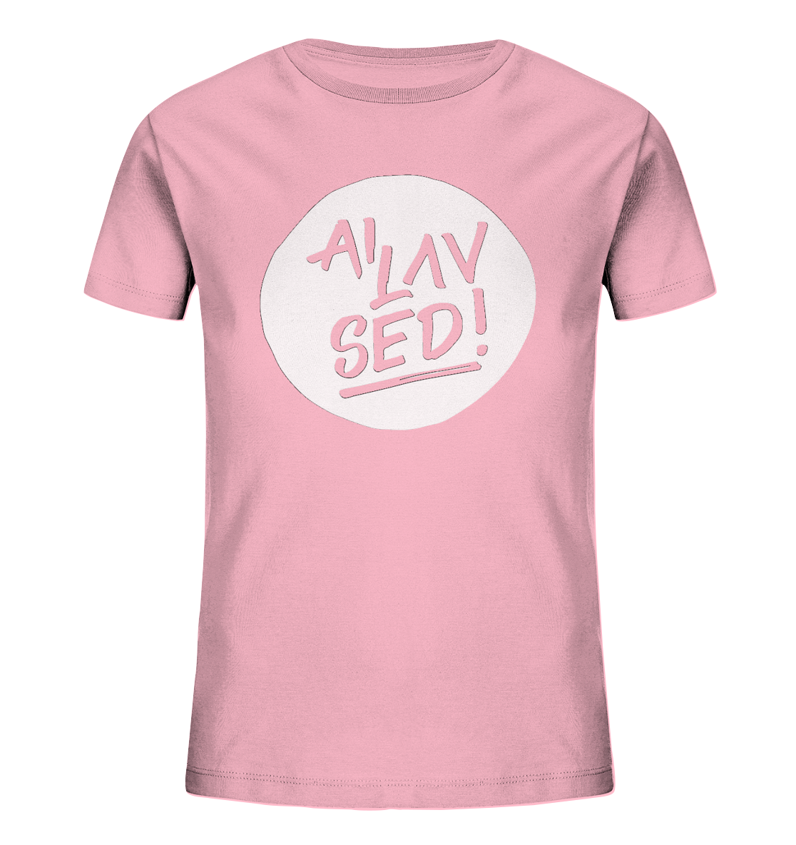 Circle white - Kids Organic Shirt