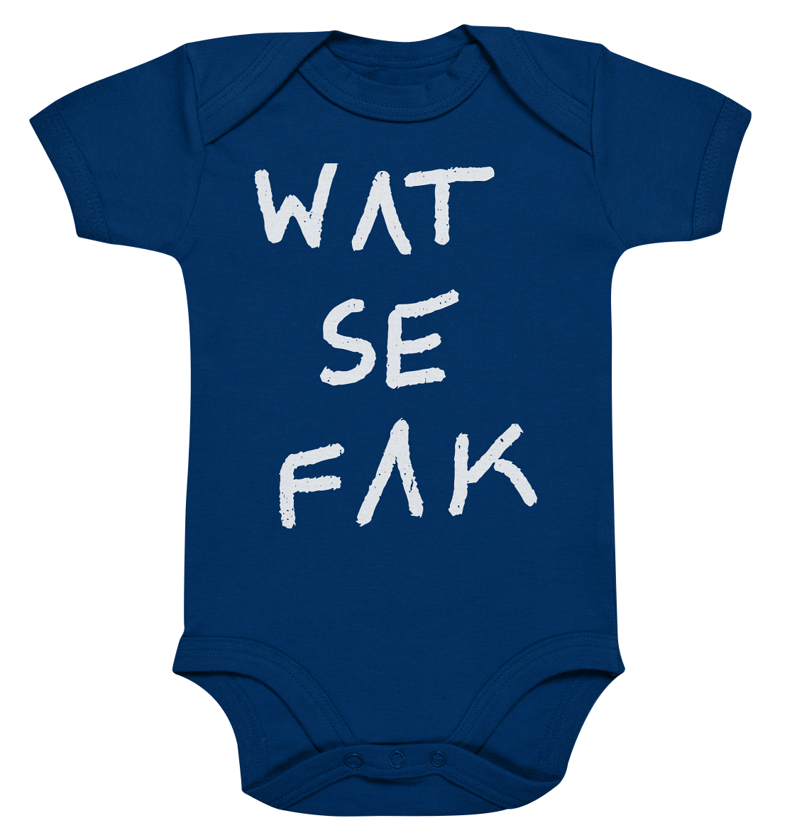 WSF white - Organic Baby Bodysuite