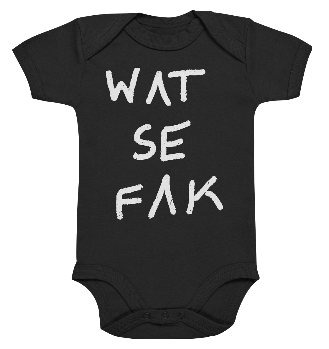 WSF white - Organic Baby Bodysuite