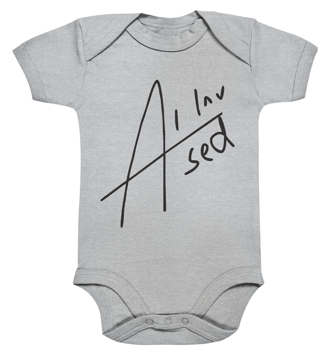 Thriller black - Organic Baby Bodysuite