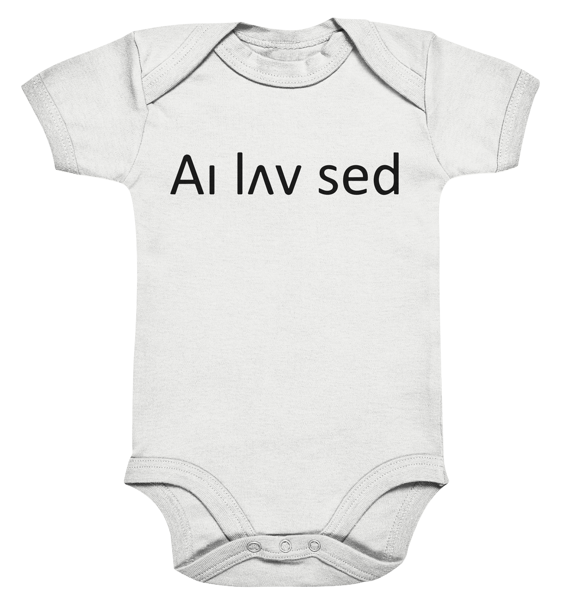 Horizon black - Organic Baby Bodysuite