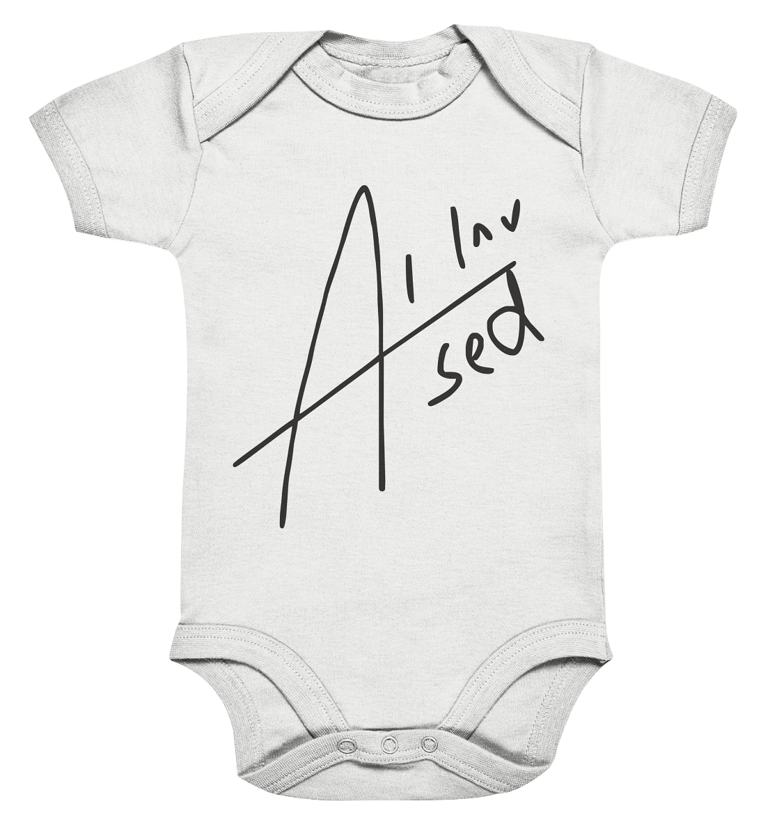 Thriller black - Organic Baby Bodysuite