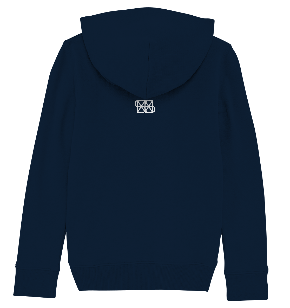 Frame white - Kids Organic Hoodie