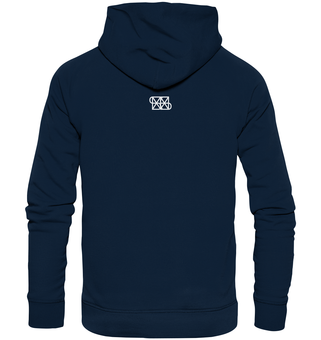 Frame white - Organic Basic Hoodie