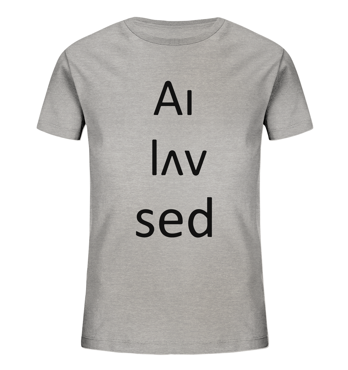 Up Down black - Kids Organic Shirt