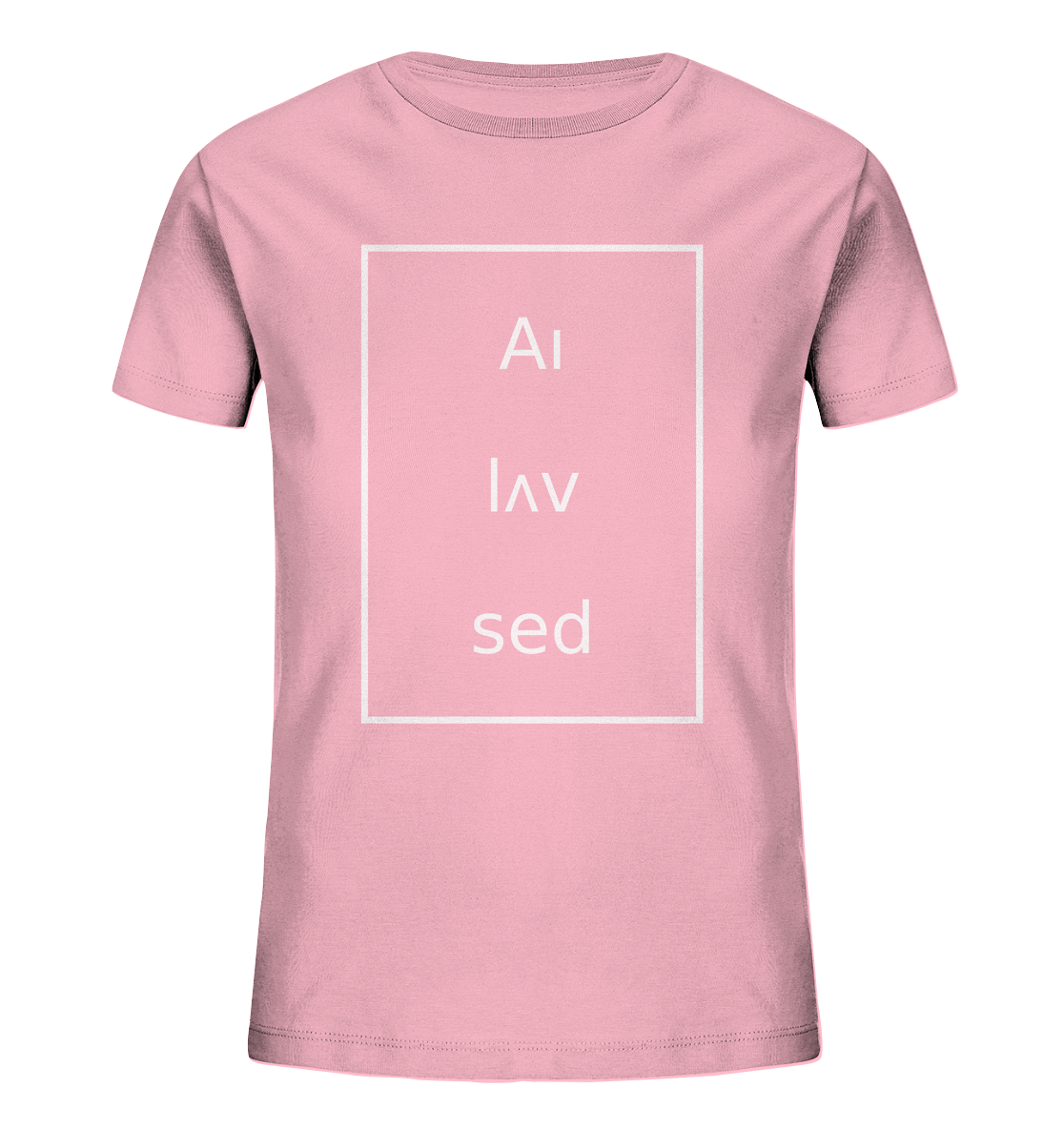 Frame white - Kids Organic Shirt