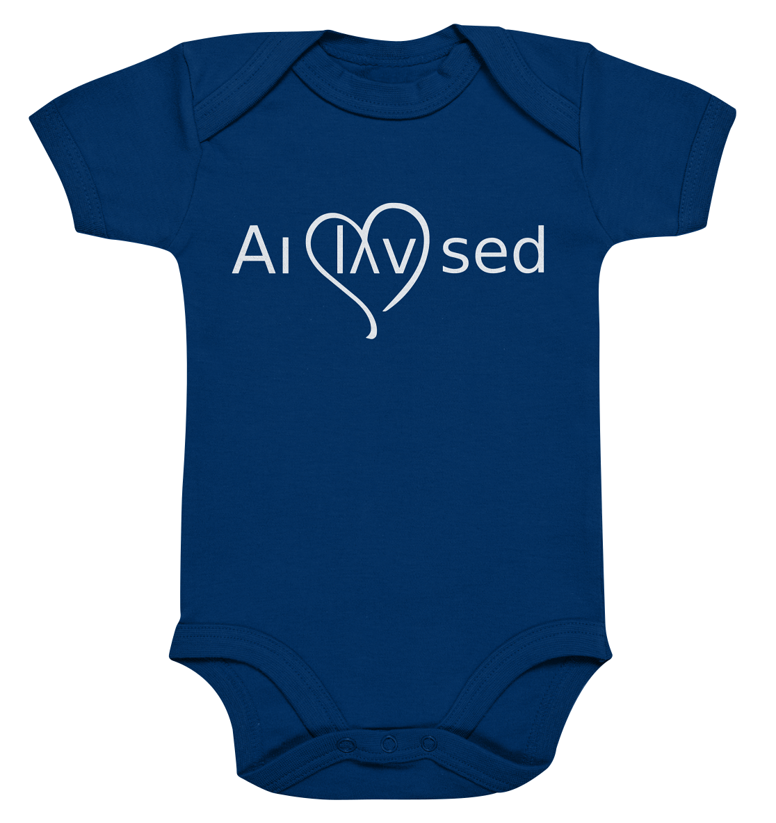 Love white - Organic Baby Bodysuite