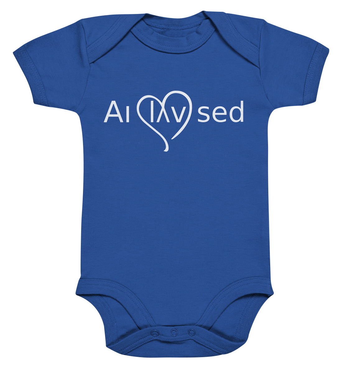 Love white - Organic Baby Bodysuite