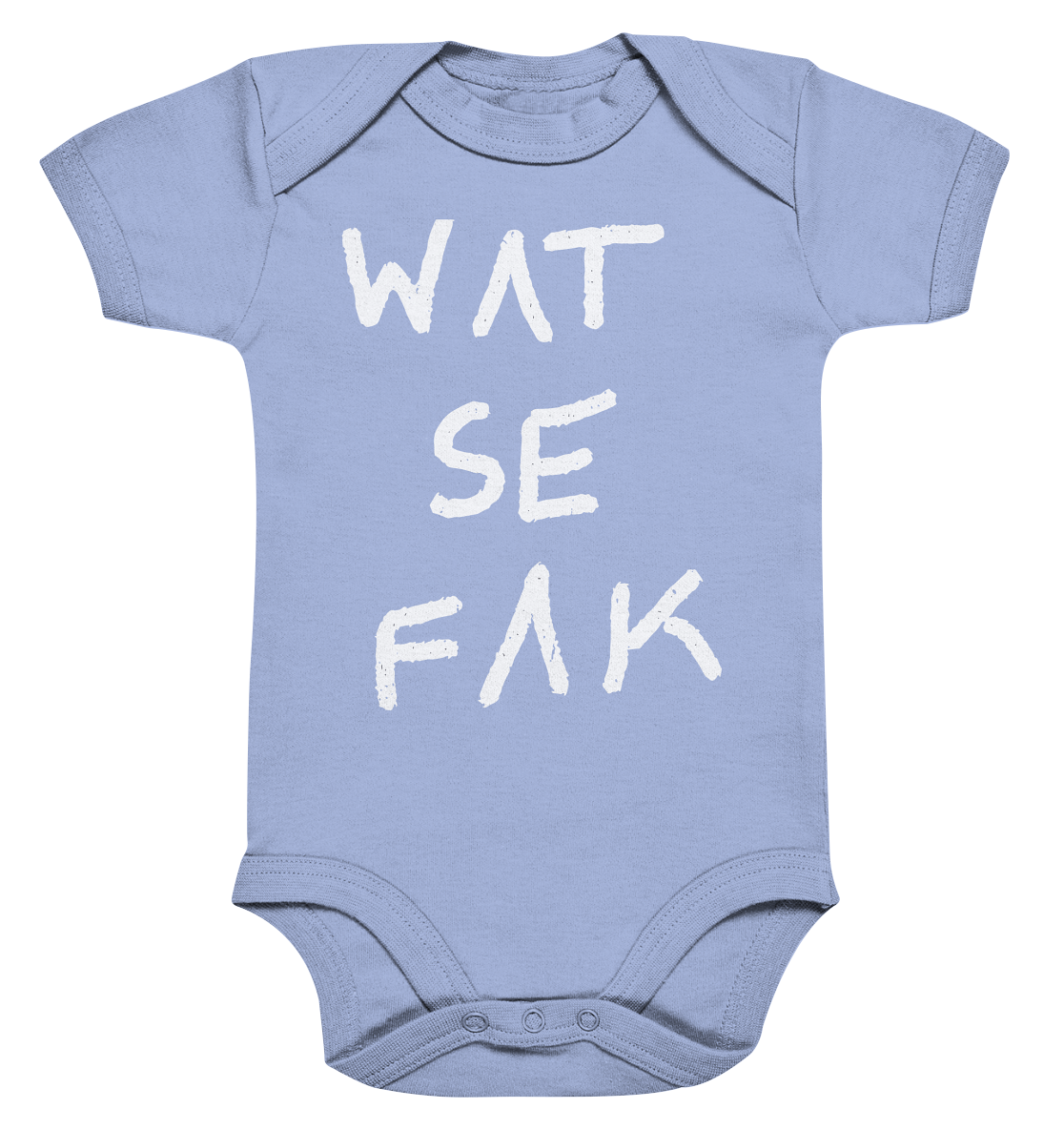 WSF white - Organic Baby Bodysuite
