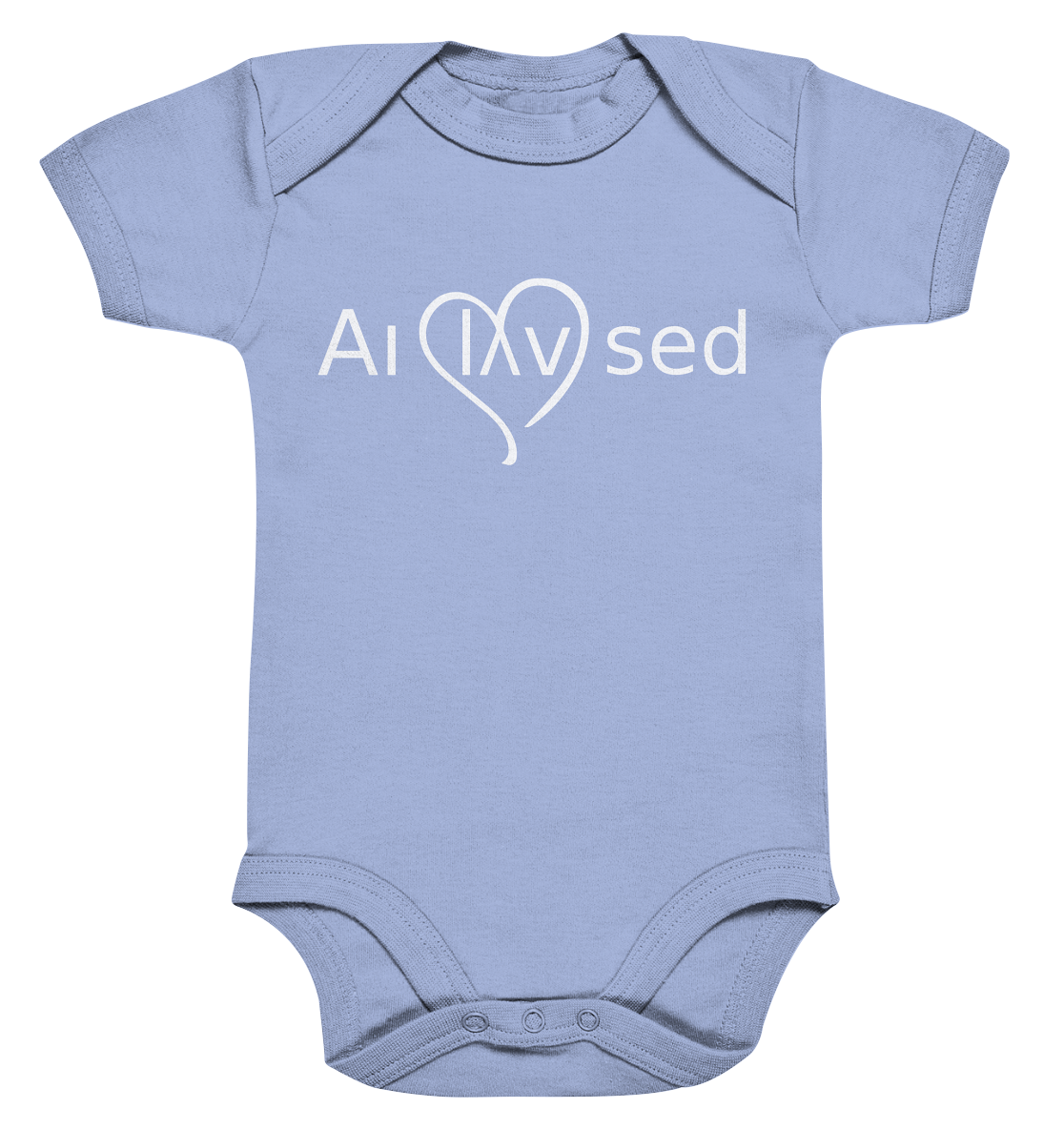 Love white - Organic Baby Bodysuite