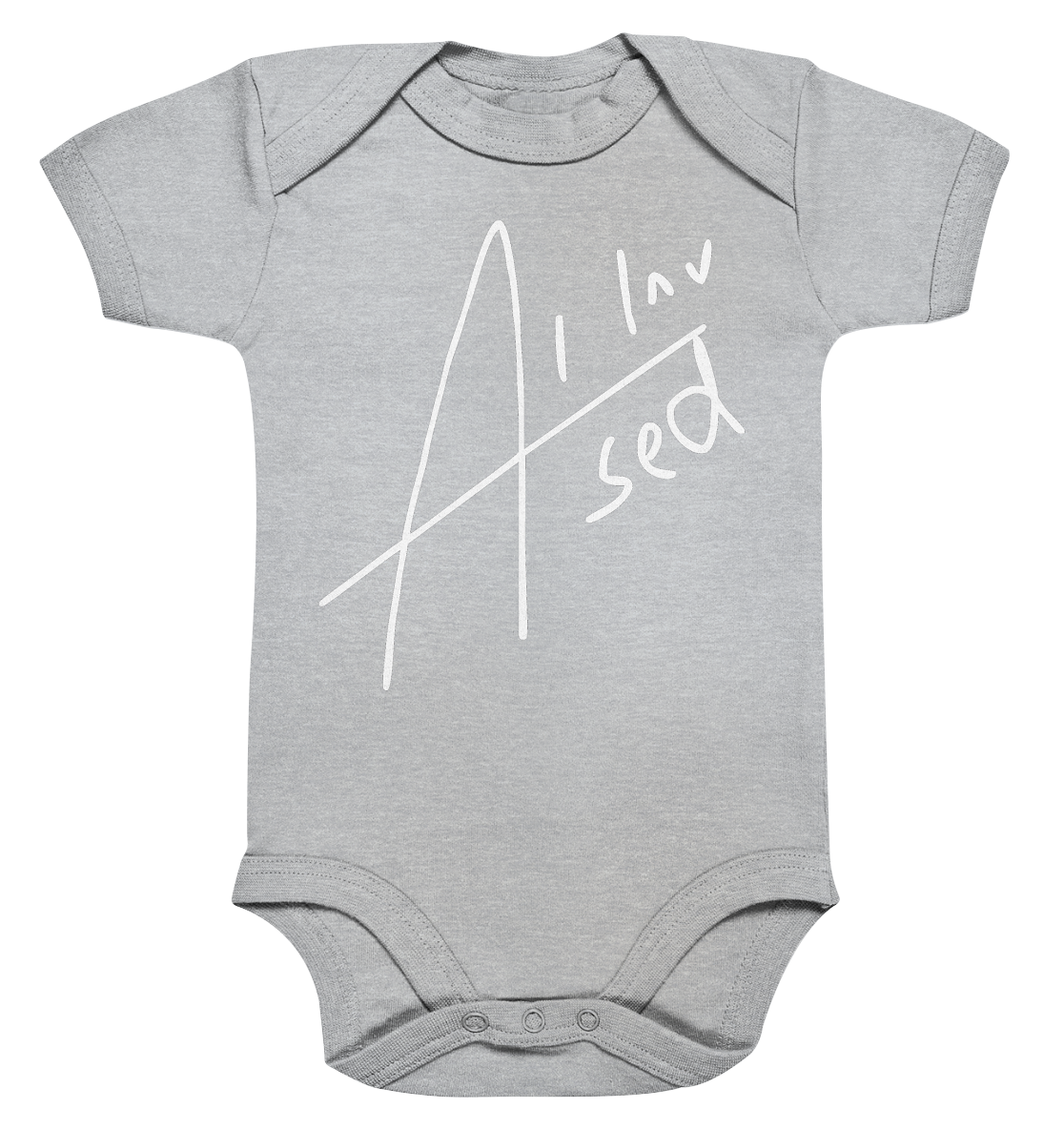 Thriller white - Organic Baby Bodysuite
