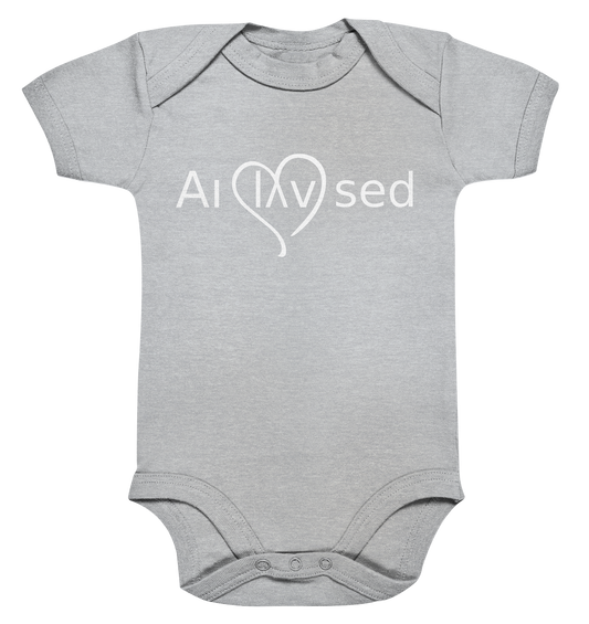 Love white - Organic Baby Bodysuite