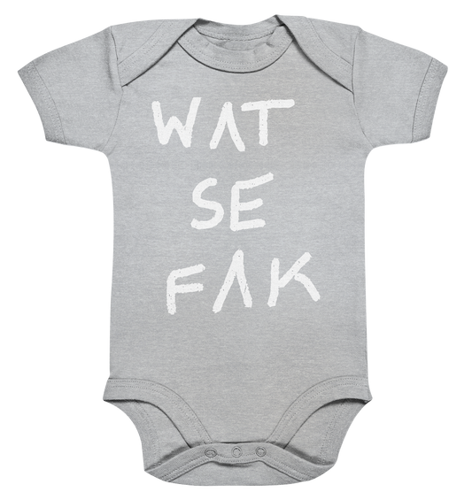 WSF white - Organic Baby Bodysuite