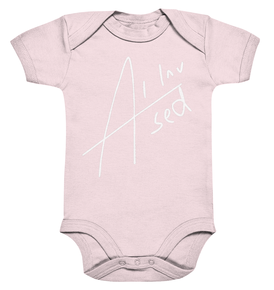 Thriller white - Organic Baby Bodysuite