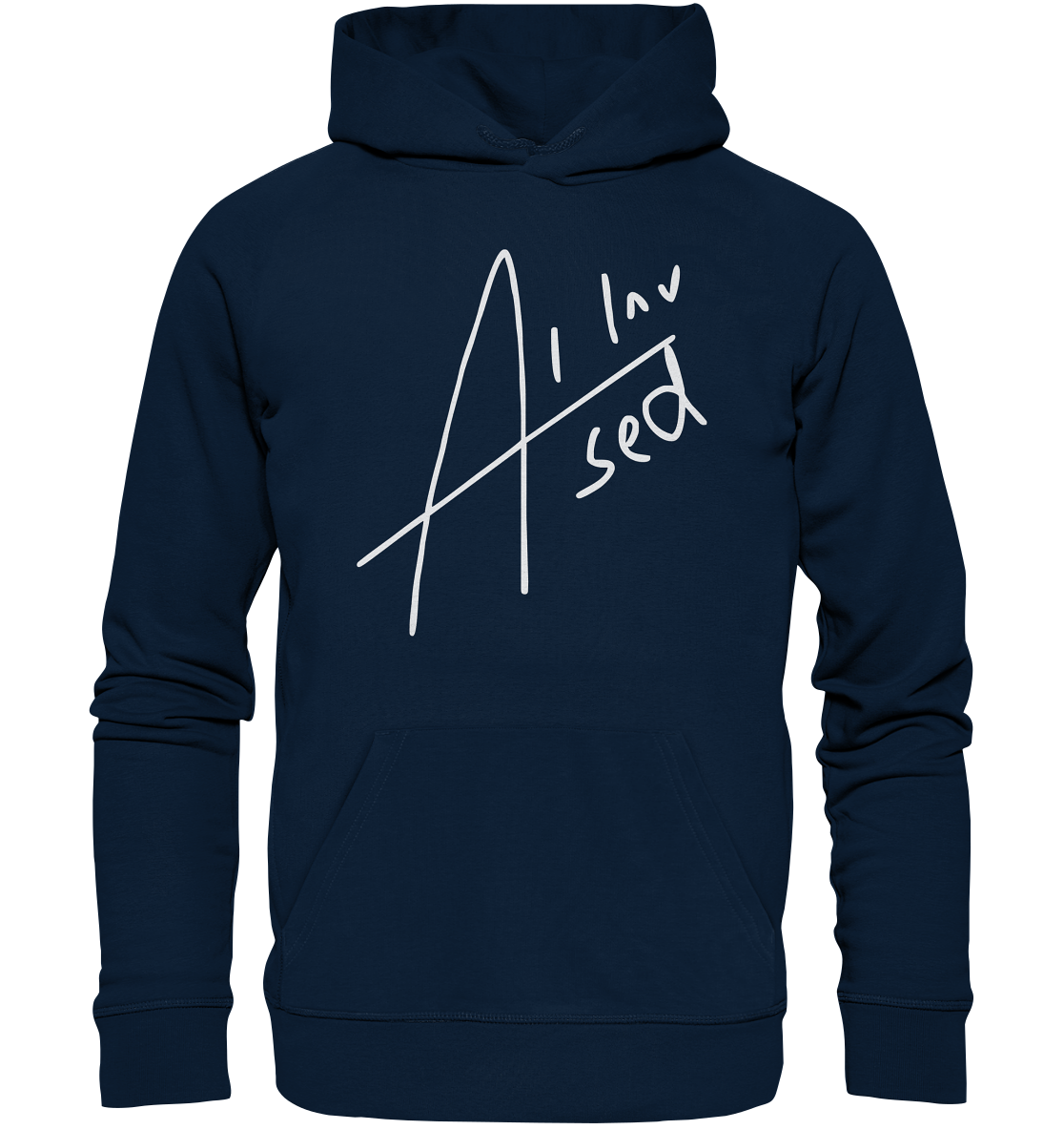 Thriller white - Organic Basic Hoodie