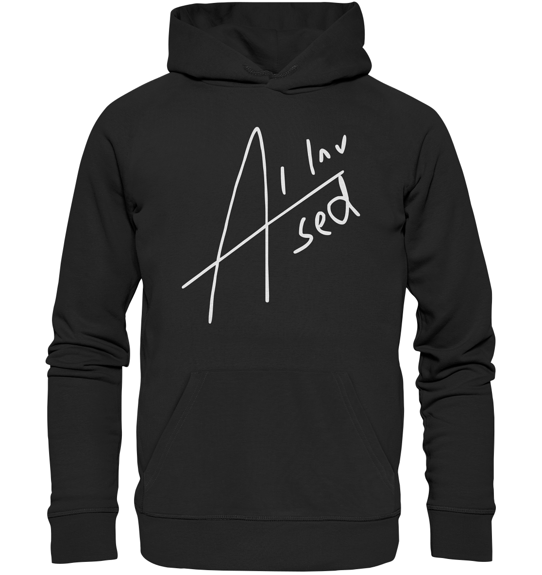 Thriller white - Organic Basic Hoodie