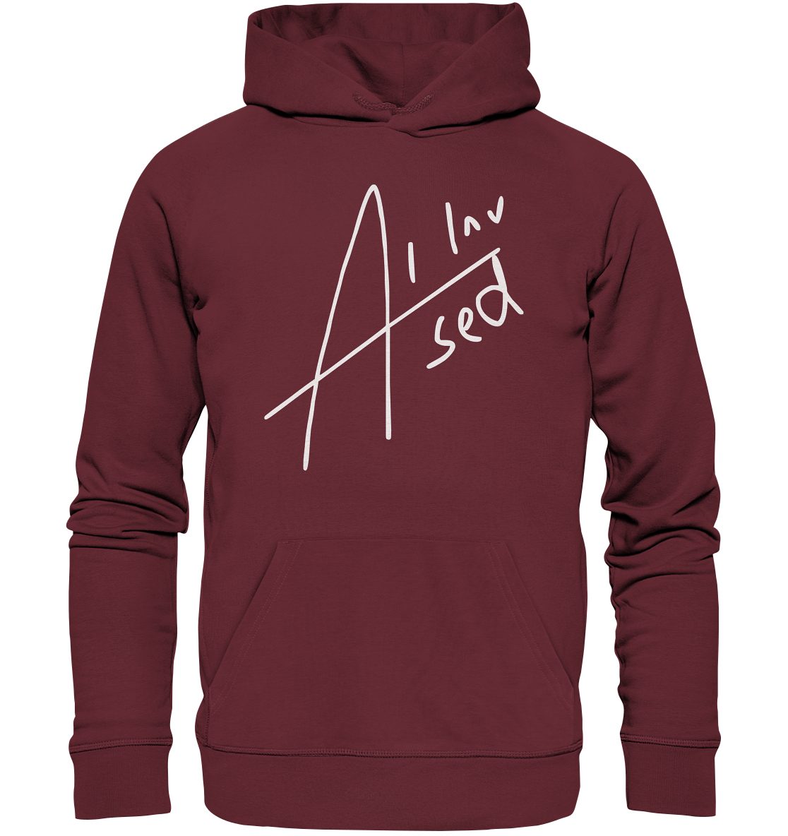 Thriller white - Organic Basic Hoodie
