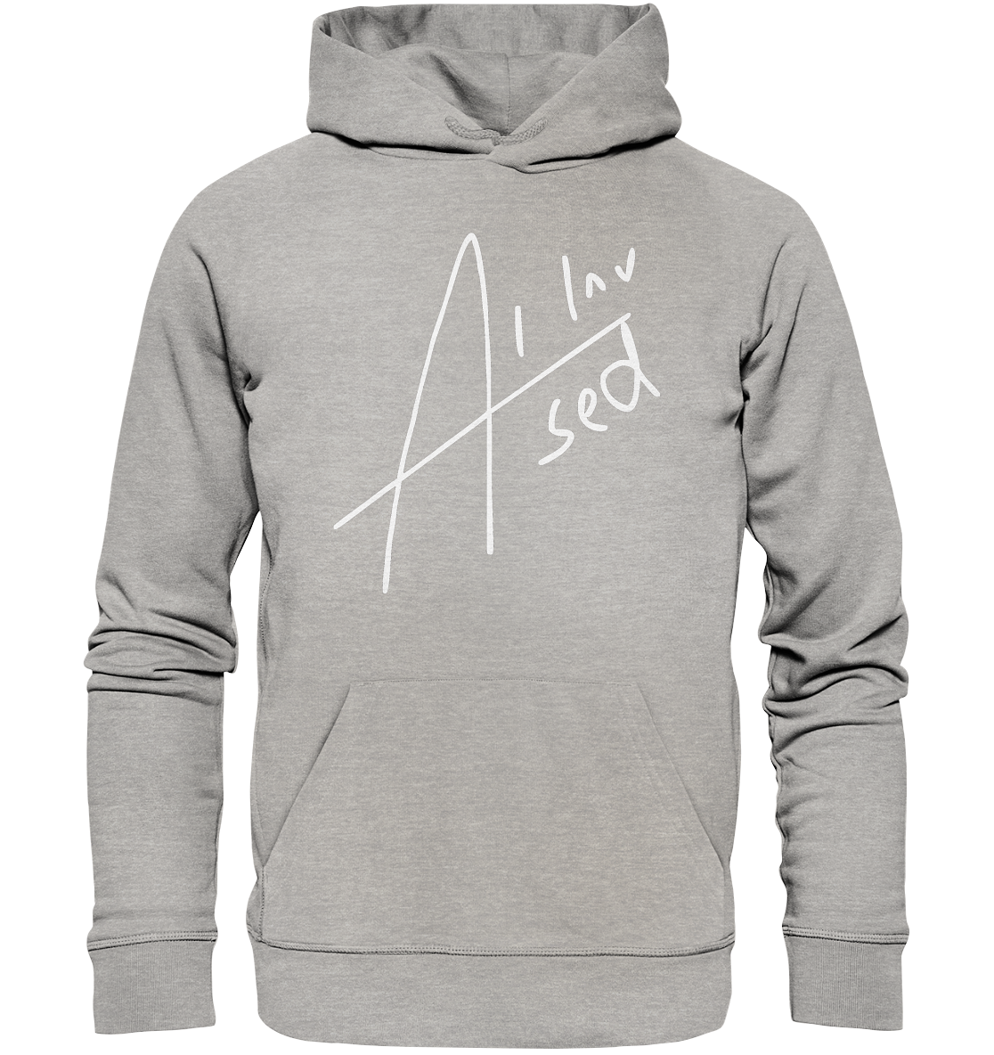 Thriller white - Organic Basic Hoodie