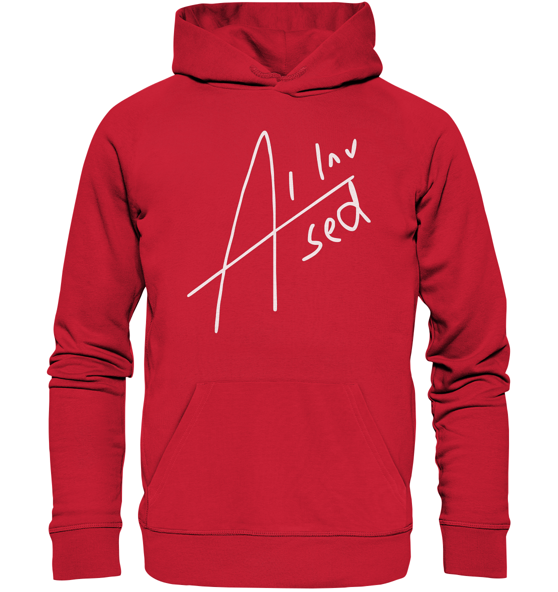 Thriller white - Organic Basic Hoodie